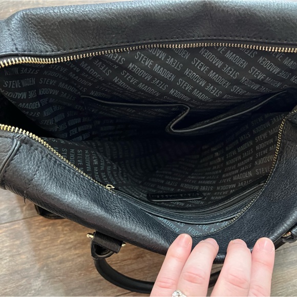 Steve Madden Bags Steve Madden Laptop Career Bag Black With Gold